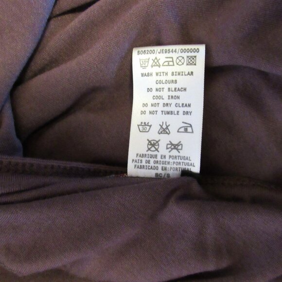 Vintage Miss Sixty Top Womens Large Brown Modal Relaxed Fit Halter Straps Soft - Picture 5 of 8